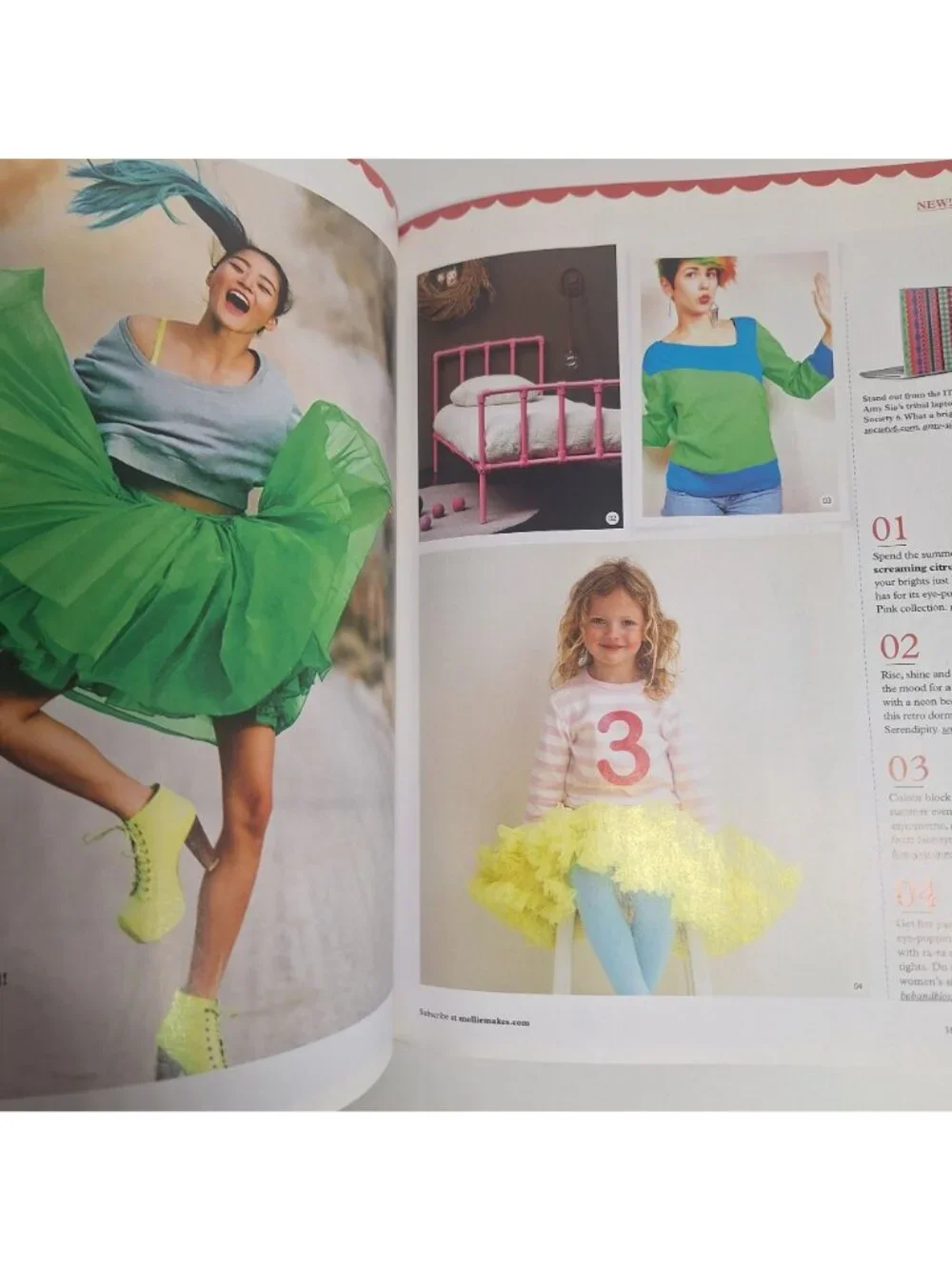 Issue 16 Mollie Makes 2012 UK Magazine Retro Fabric Tag Kit Friendship bracelets